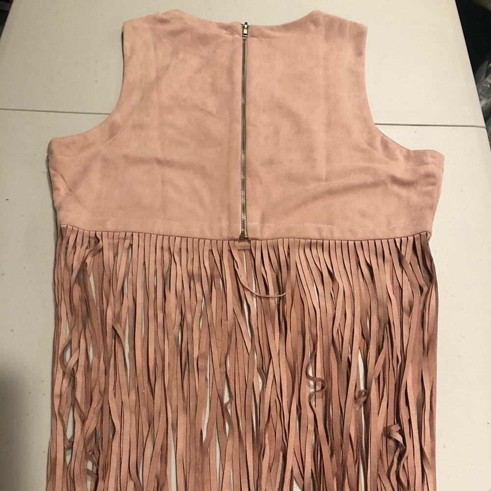 Suede Material Crop Top